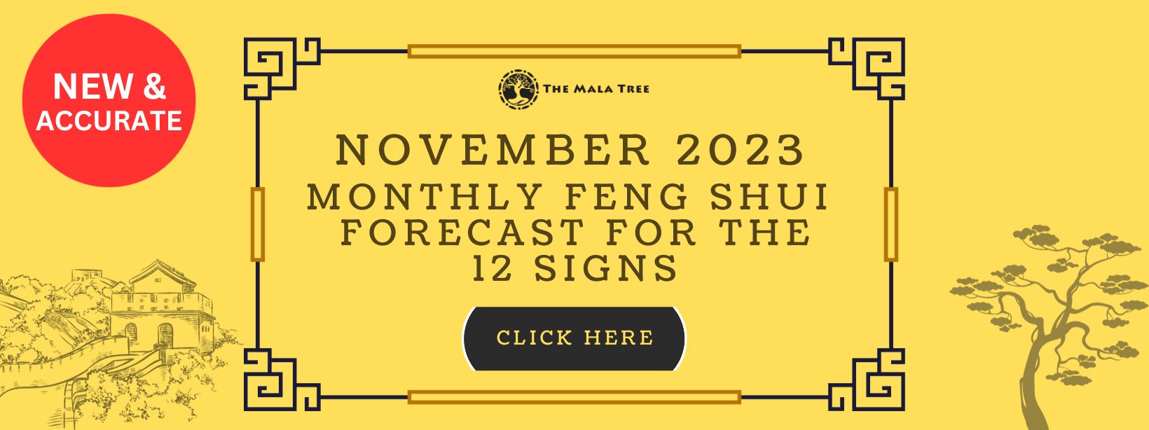 November 2023 Monthly Feng Shui Forecast