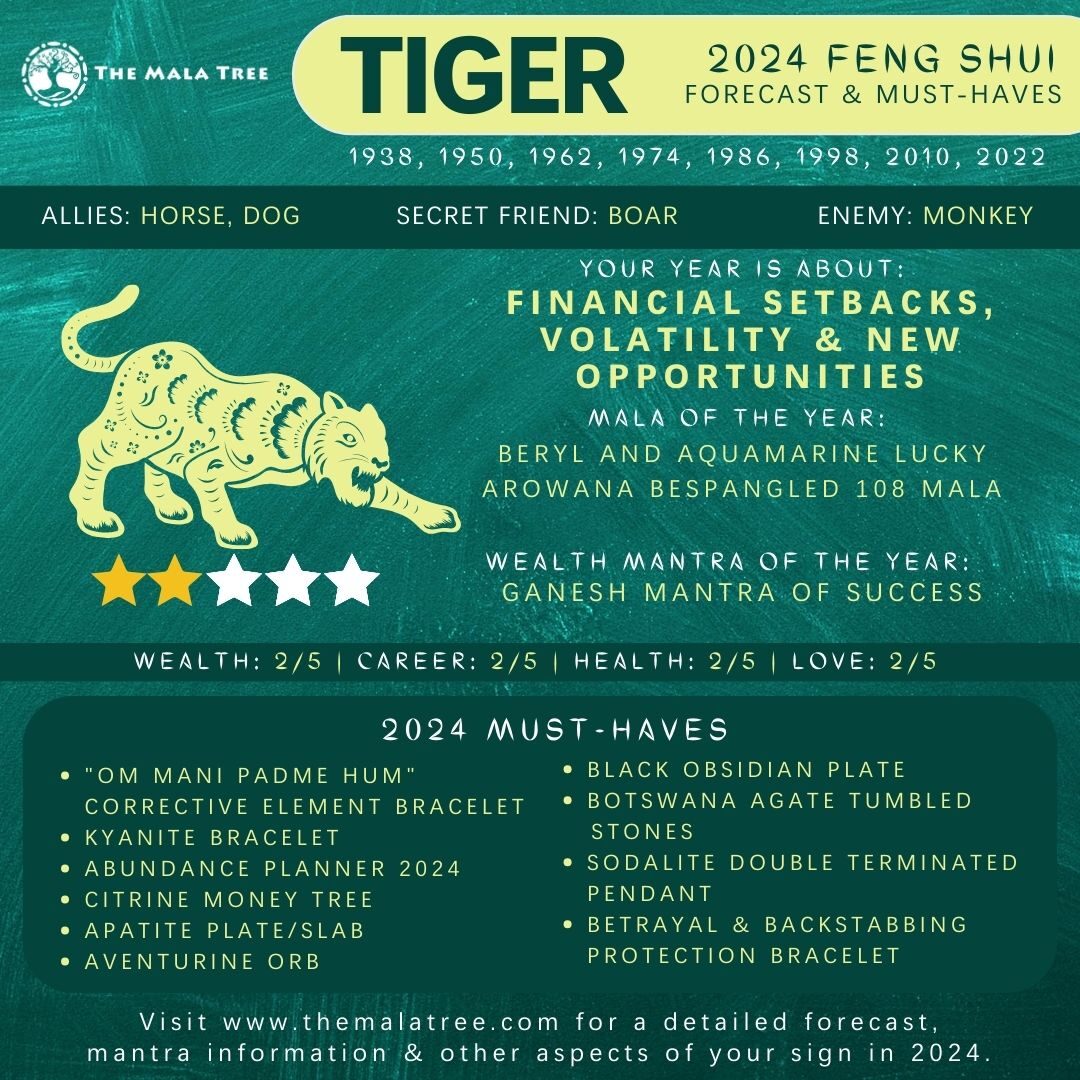 2024 Annual Feng Shui Forecast & MustHaves for the 12 Animal Signs